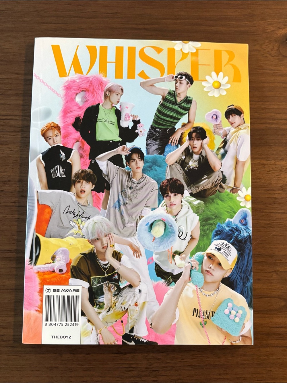 THE BOYZ "WHISPER" Photo Book - Colorful Multicolor Cover